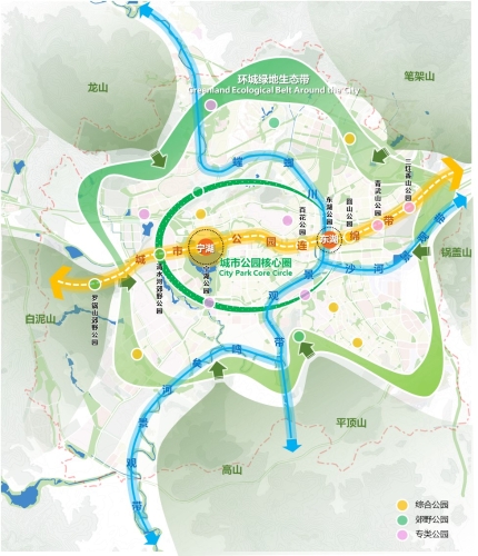 3·中心城区规划结构图