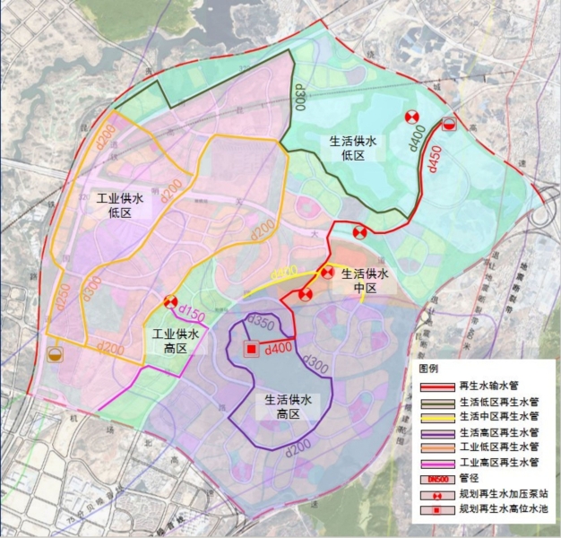 图四：再生水系统规划图